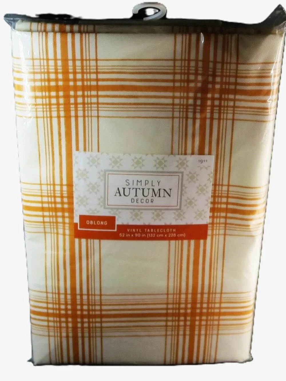 Simply Autumn Tablecloth 52 x 90 Oblong Jo Anne Stores Vinyl Fall Print NIP